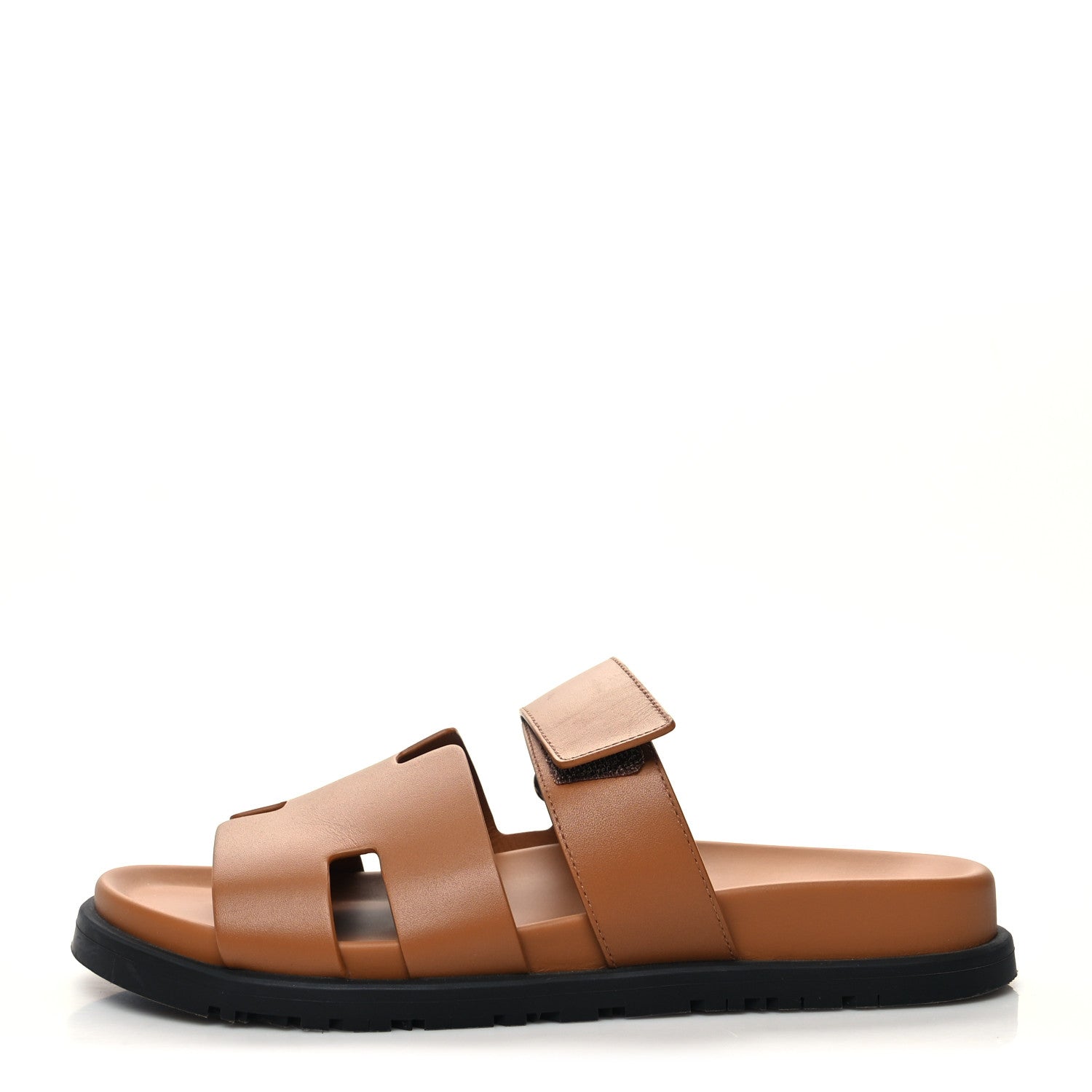 Hermes Calfskin Mens Chypre Sandals 41 Naturel 1 of 8