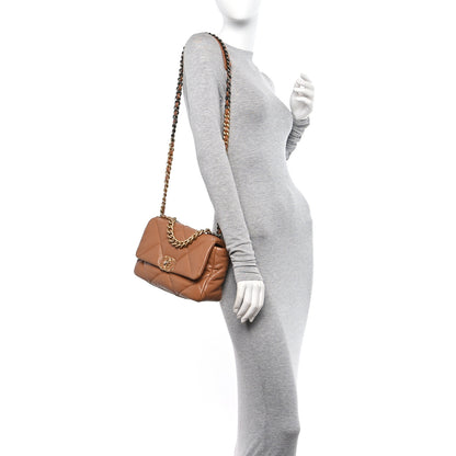 Chanel Lambskin Quilted Medium Chanel 19 Flap Brown 3 of 10