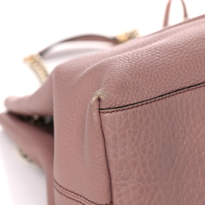 Gucci Pebbled Calfskin Medium Soho Chain Shoulder Bag Dark Cipria 9 of 18