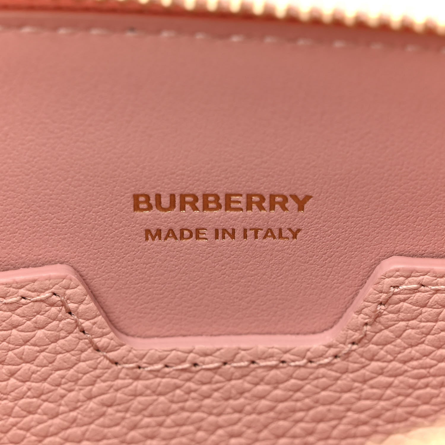 Burberry Grained Calfskin Mini TB Shoulder Pouch Dusty Pink 6 of 11