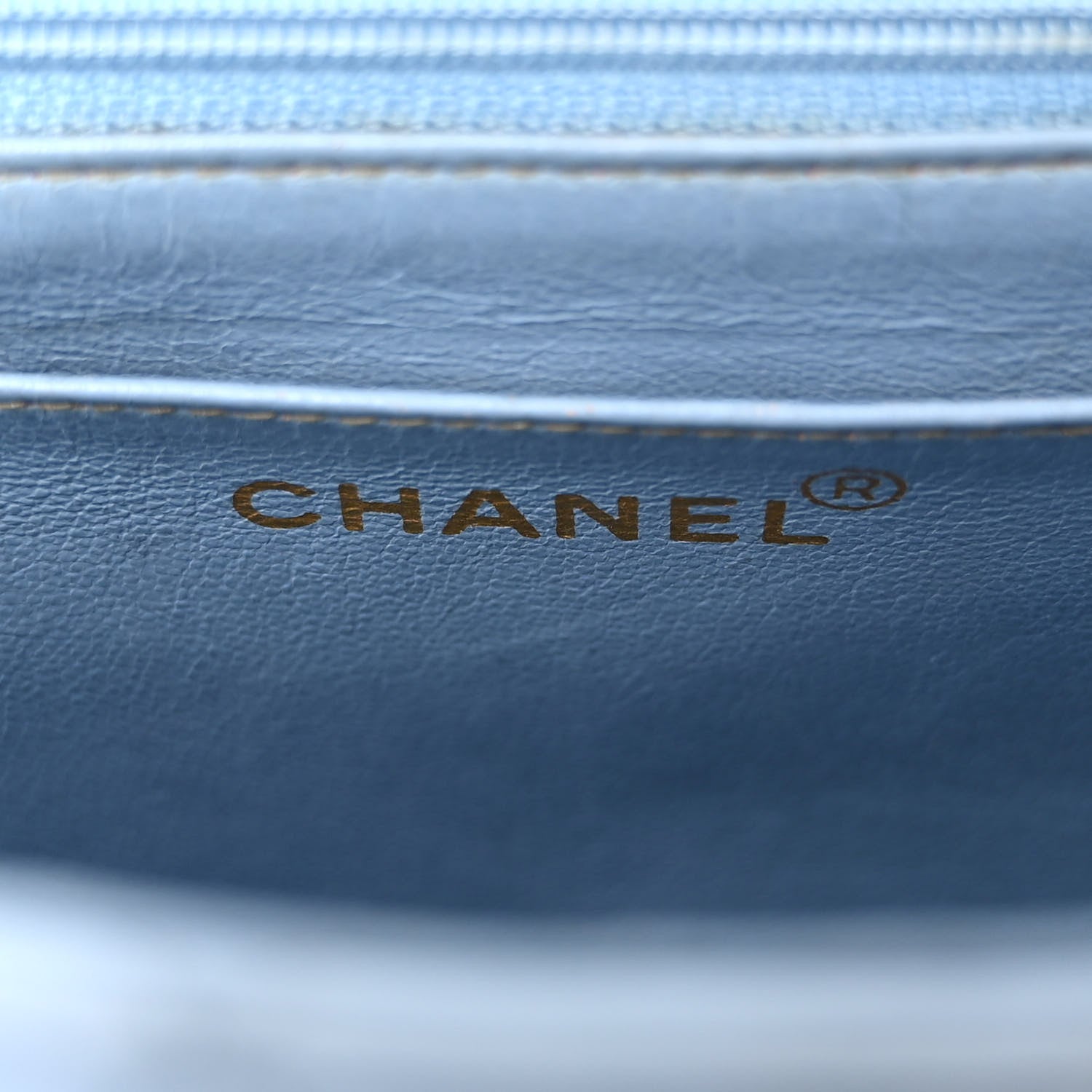 Chanel Lambskin Quilted CC Messenger Light Blue 6 of 11