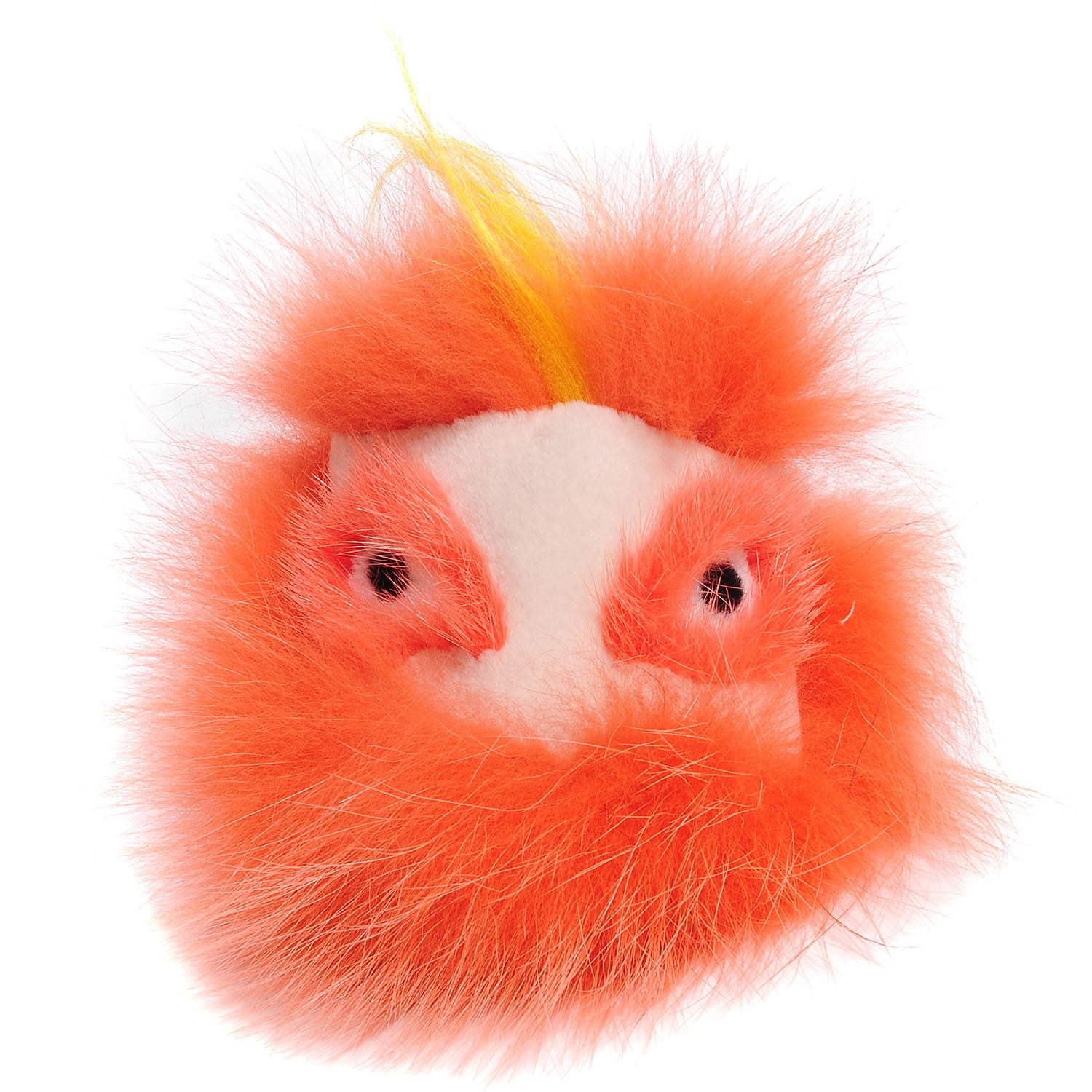 Fendi Fox Rabbit Goat Mink Fur Vitello Flamingo Berrymon Monster Bag Bug Charm 1 of 5