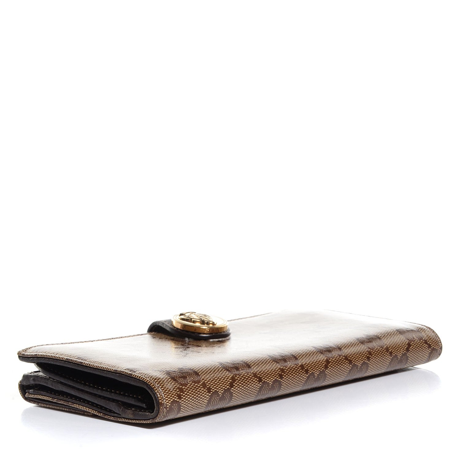 Gucci Crystal Monogram Hysteria Continental Wallet Brown 4 of 8