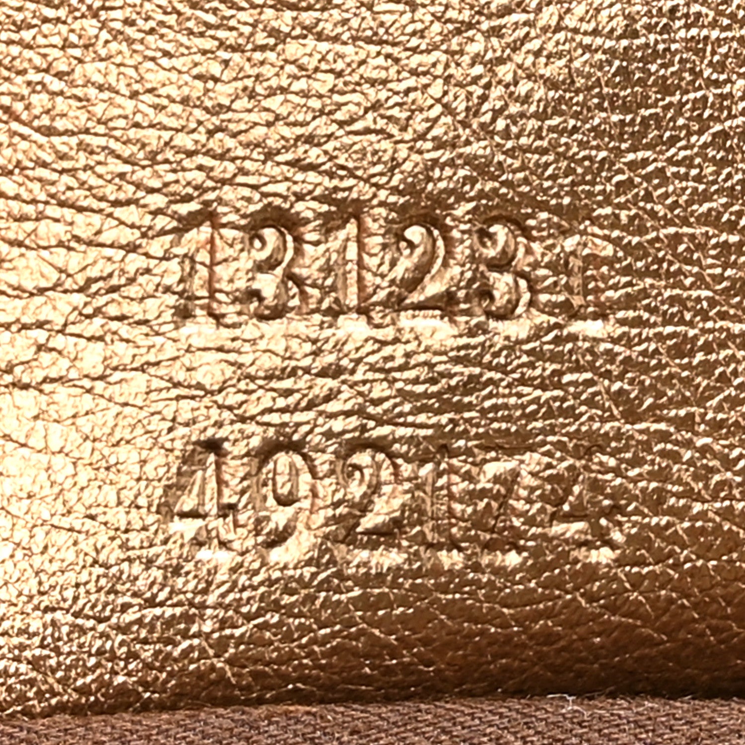 Gucci GG Monogram Large Web Handle Bucket Tote Gold 7 of 15
