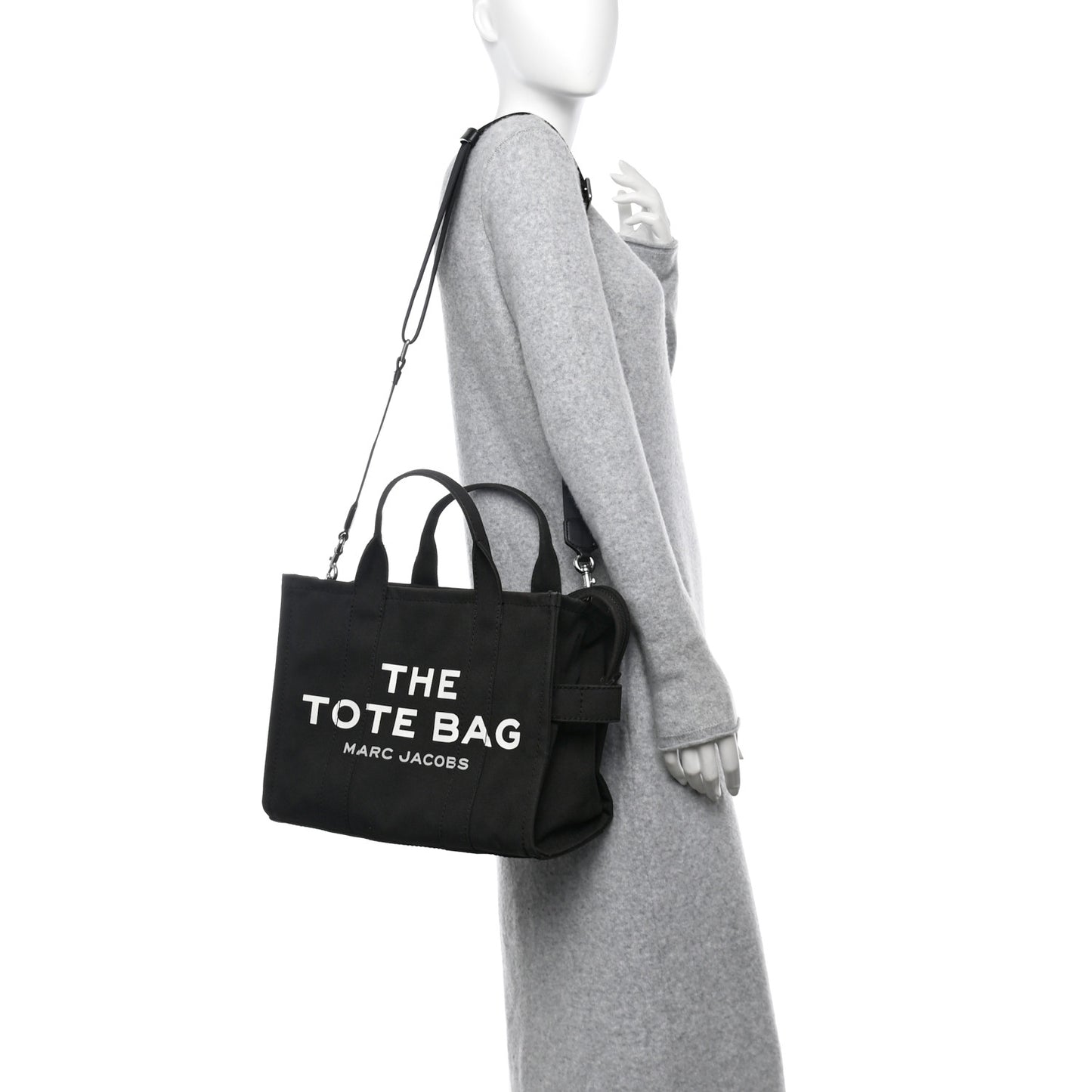 Cotton Canvas Medium The Tote Black