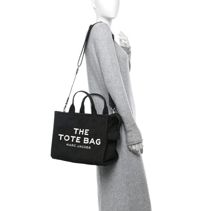 Marc Jacobs Cotton Canvas Medium The Tote Black 2 of 10