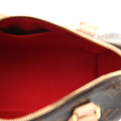 Louis Vuitton Monogram Speedy Bandouliere 20 Black 5 of 8