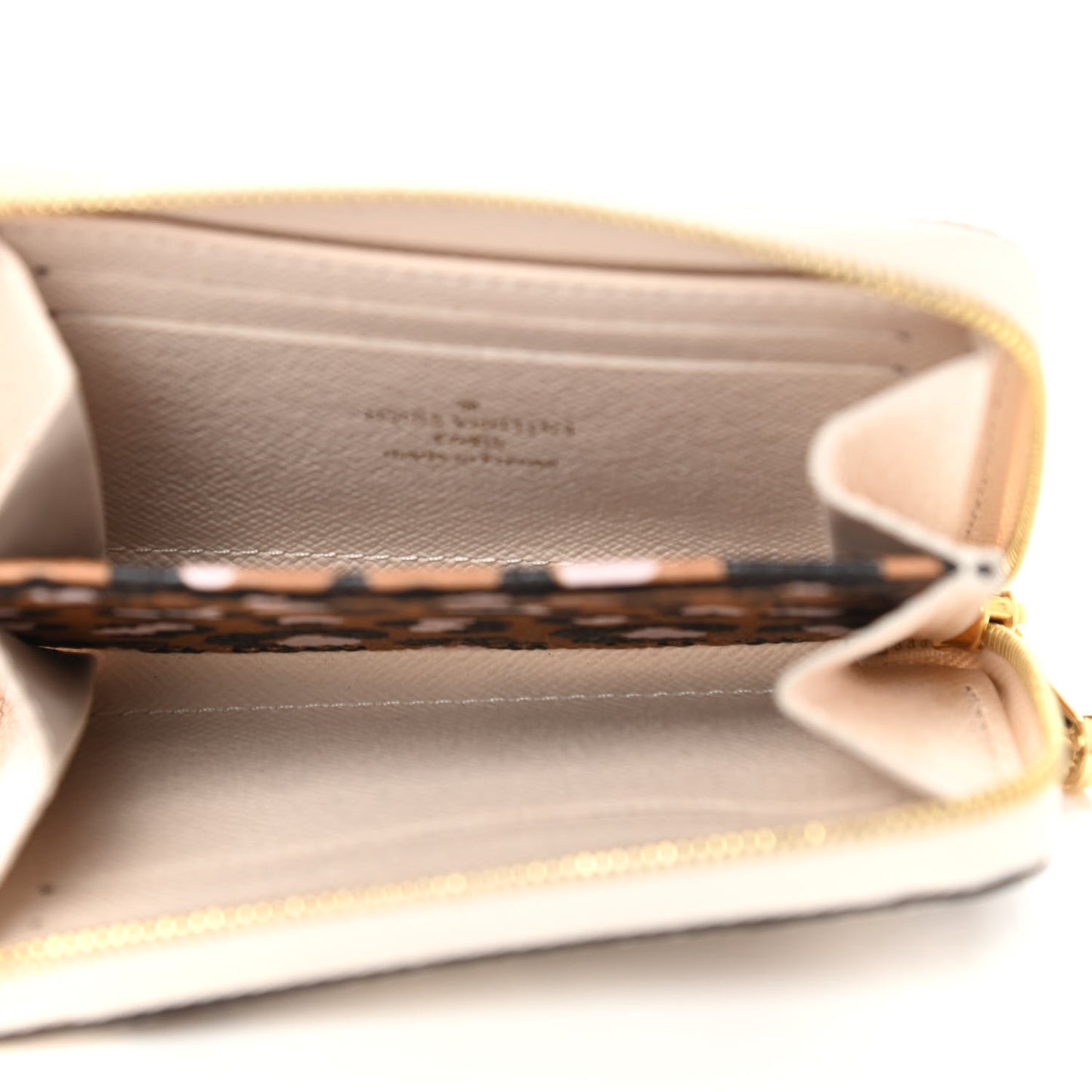 Monogram Giant Wild At Heart Zippy Coin Purse Creme