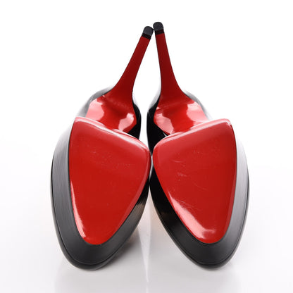 Christian Louboutin Patent Bianca 120 Pumps 39.5 Black 5 of 8