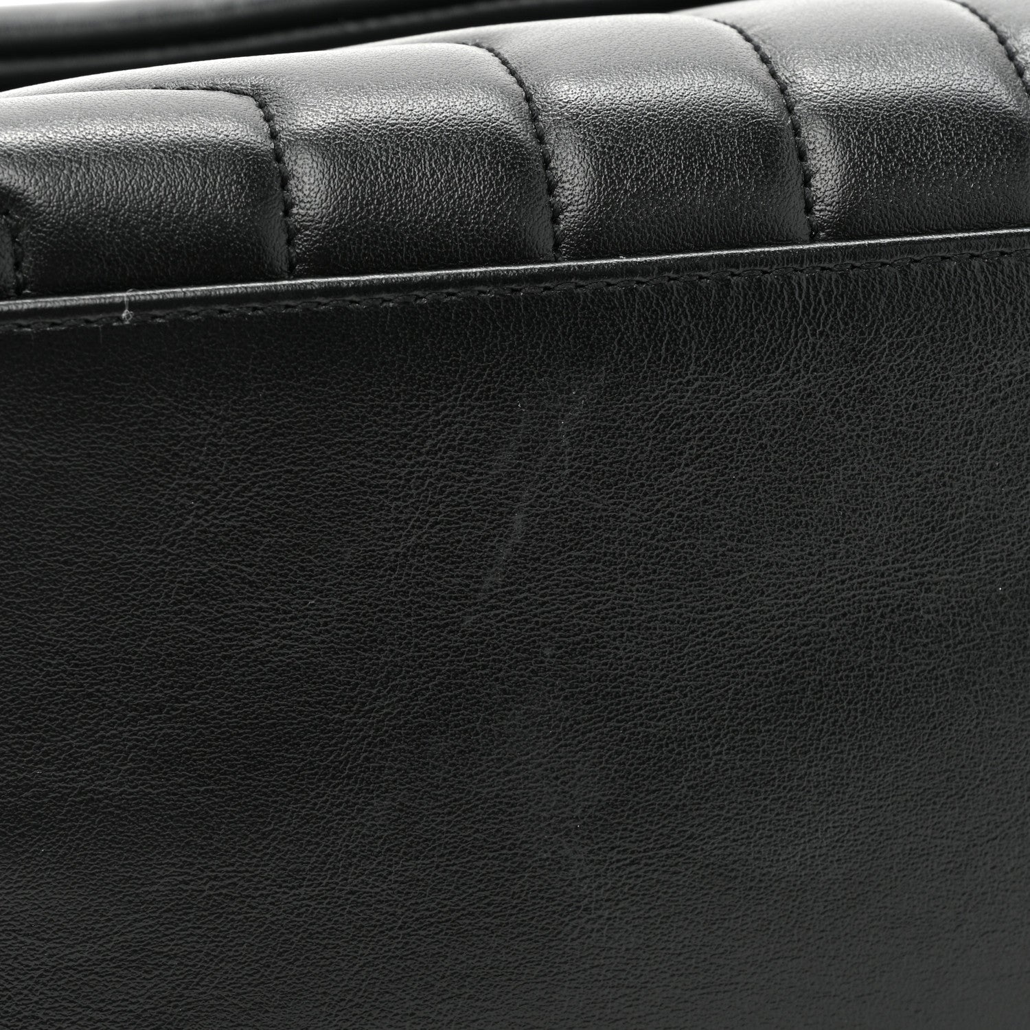 Saint Laurent Calfskin Y Quilted Monogram Medium Loulou Chain Satchel Black 12 of 13