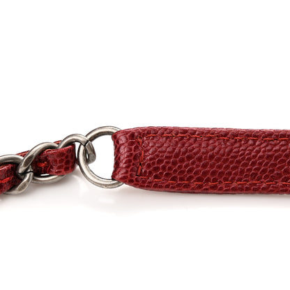Chanel Iridescent Caviar Quilted Large Chic Flap Red 14 of 14