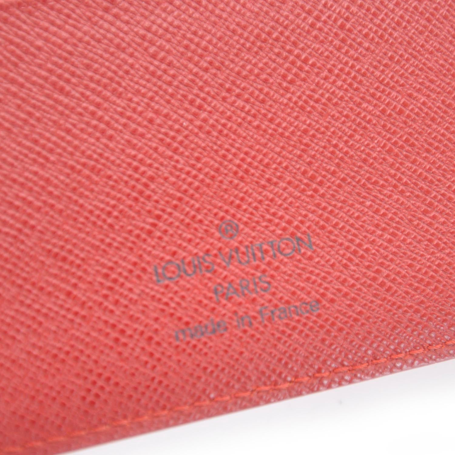 Louis Vuitton Epi Medium Ring Agenda Cover Red 7 of 7