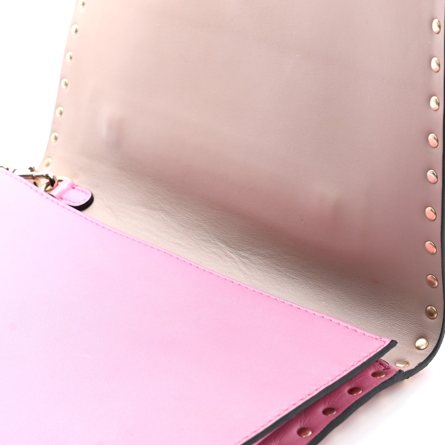 Nappa Rockstud Wristlet Clutch Ninphea