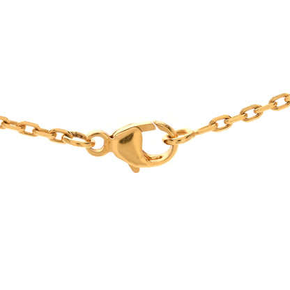 Hermes Lacquered Gold Mini Pop H Pendant Necklace White 4 of 6