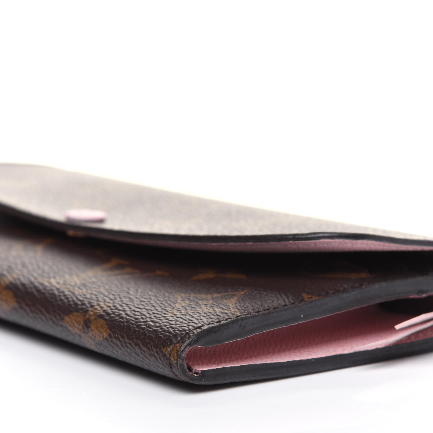 Monogram Emilie Wallet Rose Ballerine