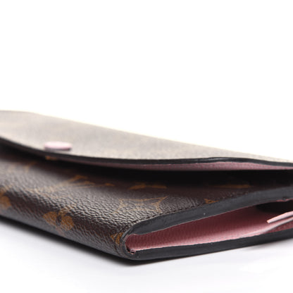 Louis Vuitton Monogram Emilie Wallet Rose Ballerine 12 of 20