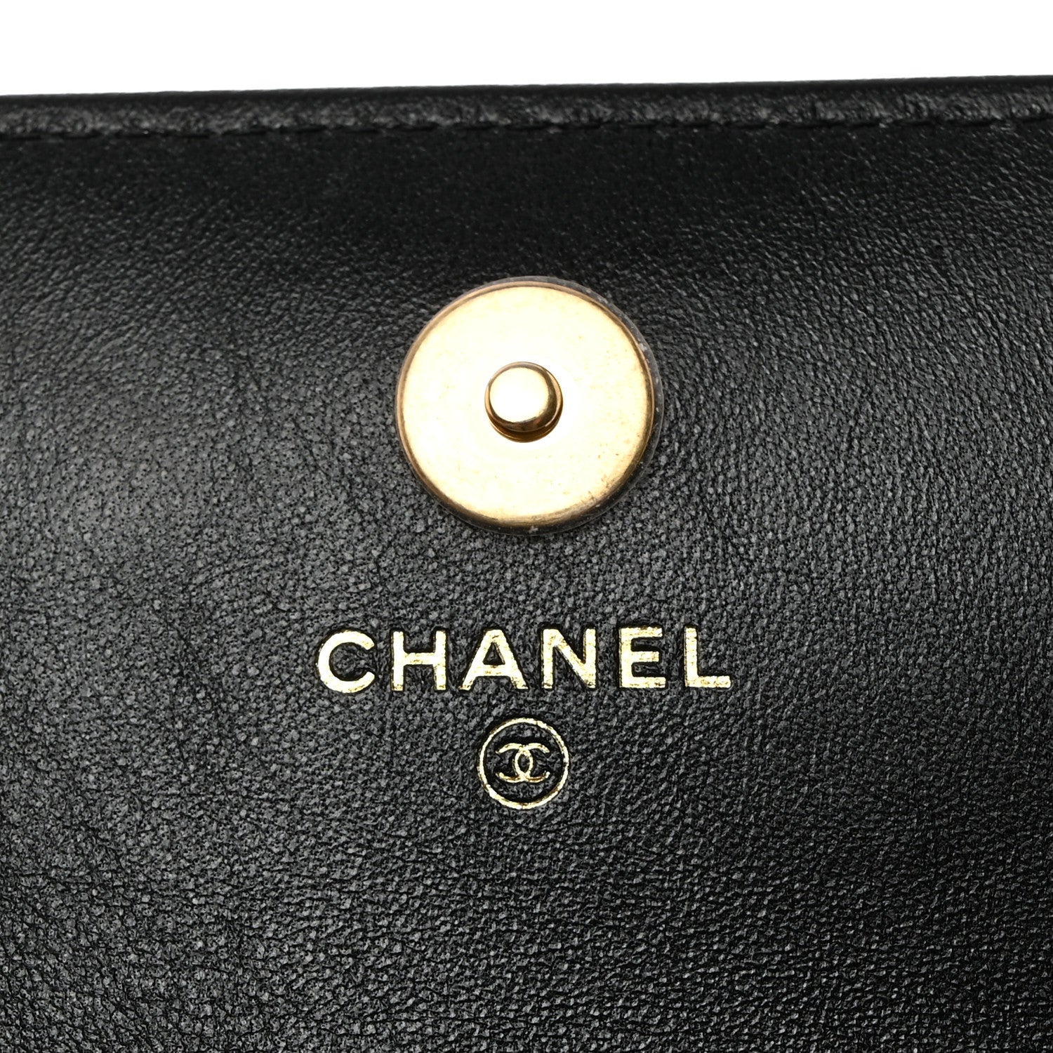 Chanel Lambskin Quilted Dynasty Flap Phone Holder With Chain Black 6 of 13
