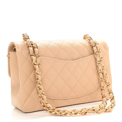 Chanel Caviar Quilted Small Double Flap Beige 3 of 11