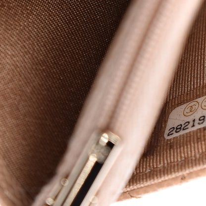 Chanel Caviar Quilted Wallet On Chain WOC Beige 8 of 12