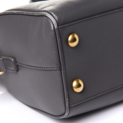 Saint Laurent Calfskin Classic Duffle 12 Earth 7 of 9