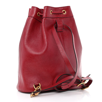 Gucci Piuma Lux Energy Medium Re(Belle) Convertible Bucket Bag Hibiscus Red 3 of 11