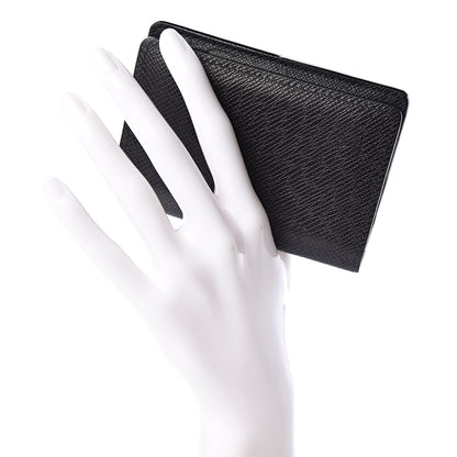 Louis Vuitton Taiga Pocket Organizer NM Black 2 of 11
