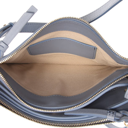 Chloe Calfskin Suede Mini Roy Bag Washed Blue 7 of 12