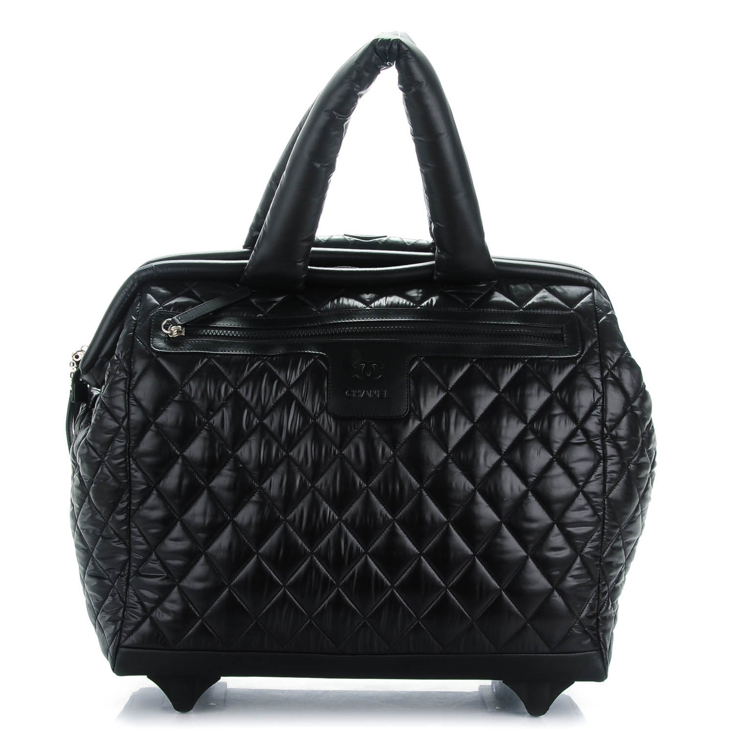 Chanel Nylon Quilted Coco Cocoon Trolley Black 1 of 7