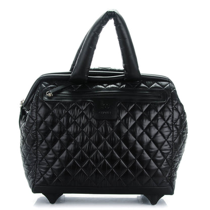 Chanel Nylon Quilted Coco Cocoon Trolley Black 1 of 7