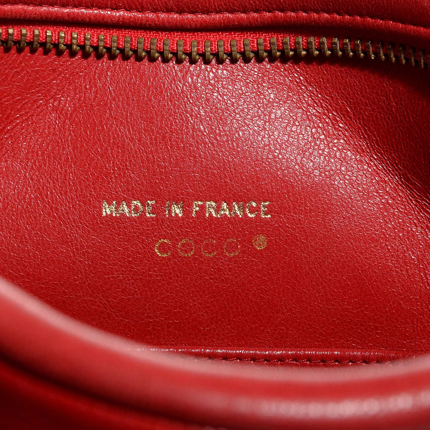Lambskin Quilted Shoulder Bag Red