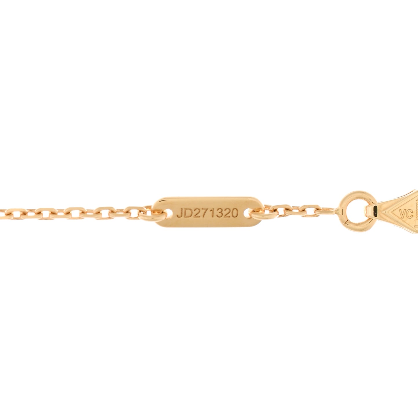 18K Yellow Gold Mother of Pearl Sweet Alhambra Bracelet