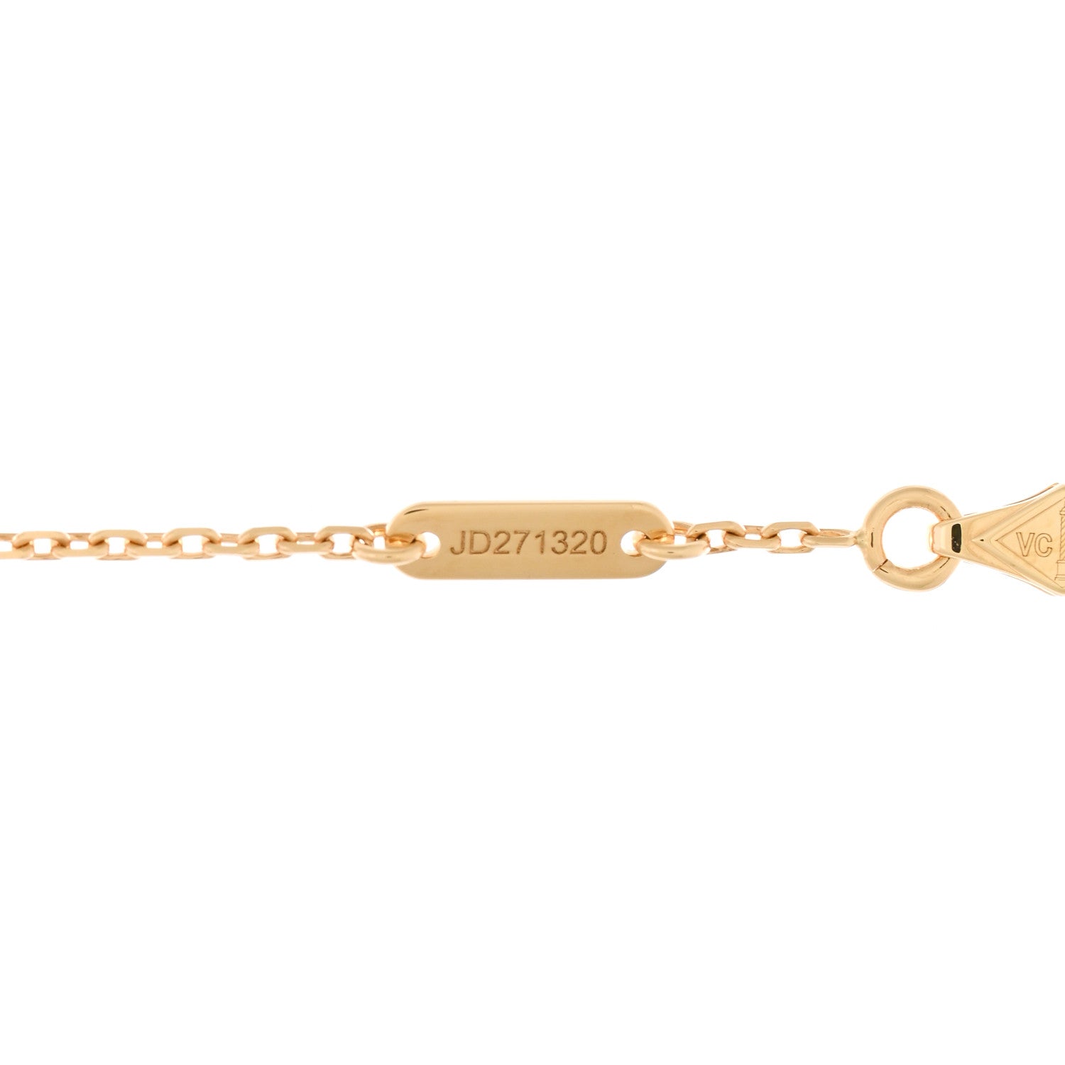Van Cleef & Arpels 18K Yellow Gold Mother of Pearl Sweet Alhambra Bracelet 3 of 5