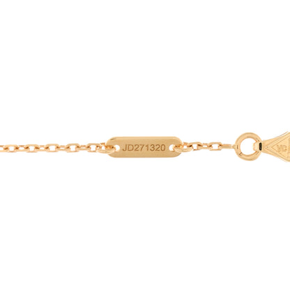 Van Cleef & Arpels 18K Yellow Gold Mother of Pearl Sweet Alhambra Bracelet 3 of 5