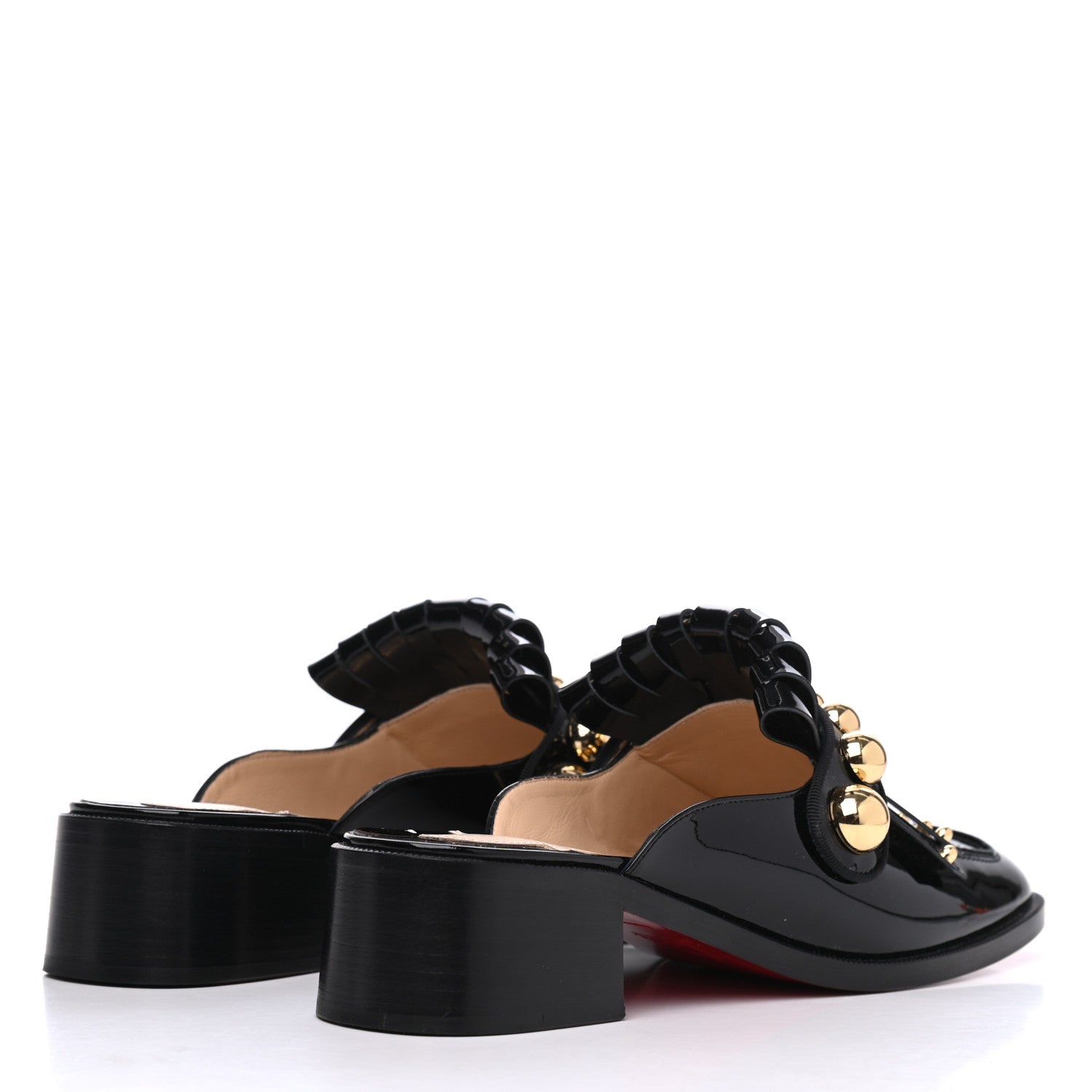 Christian Louboutin Patent Octavian Mula 37.5 Black 4 of 14