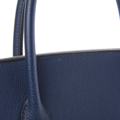 Hermes Togo Birkin 40 Bleu Thalassa 42 of 42