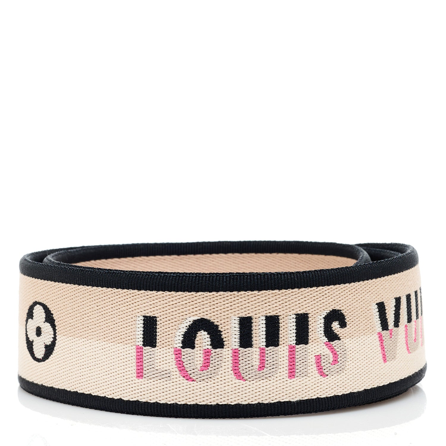 Louis Vuitton Jacquard Diane Shoulder Strap Black 2 of 3