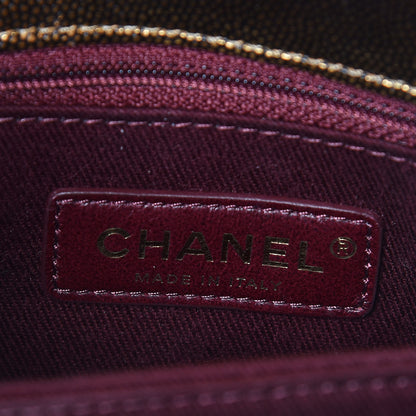 Chanel Metallic Caviar Quilted Mini Coco Handle Flap Gold 8 of 10