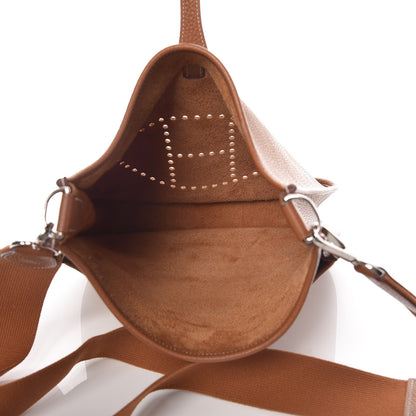 Hermes Taurillon Clemence Evelyne III PM Gold 7 of 10