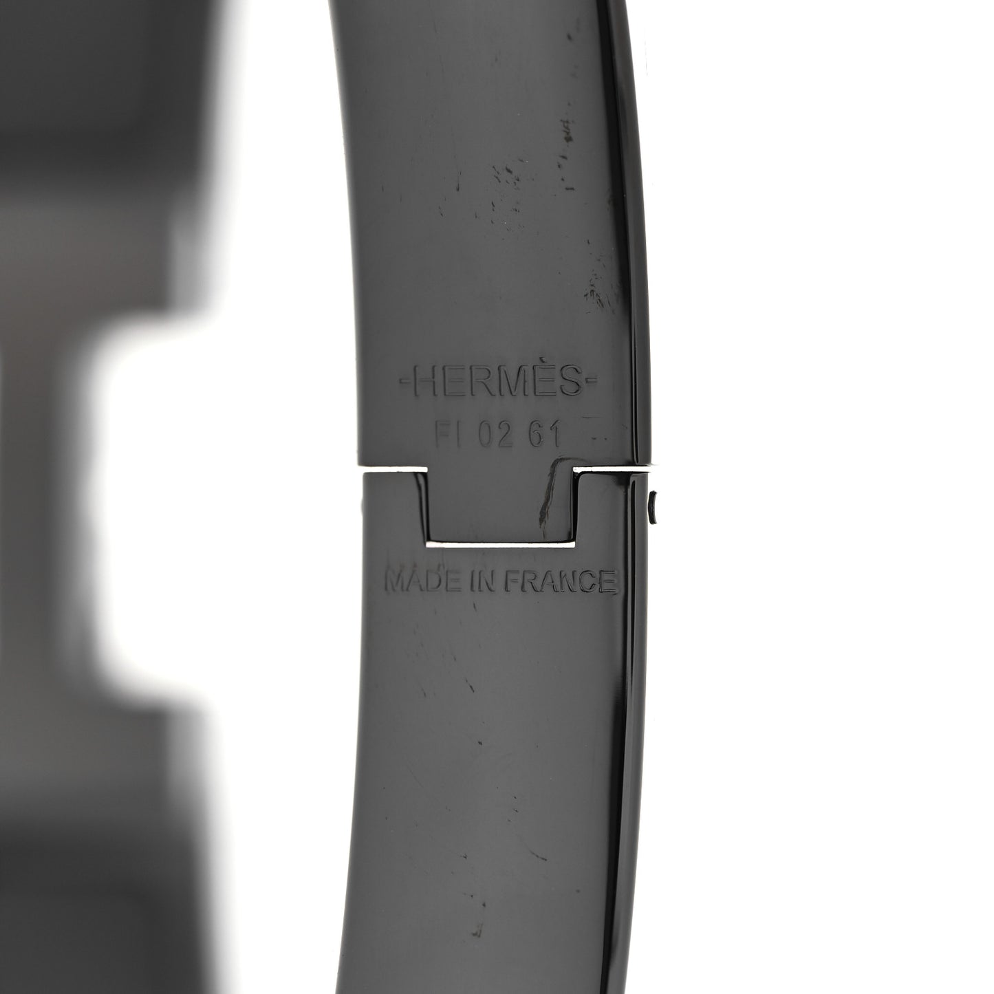 Matte Enamel Narrow Clic Clac HH Bracelet T6 So Black