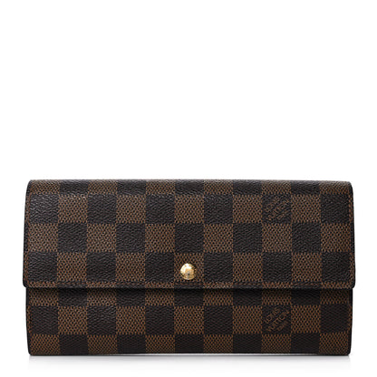 Louis Vuitton Damier Ebene Porte Tresor International Wallet 1 of 10