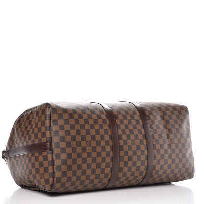 Louis Vuitton Damier Ebene Keepall Bandouliere 55 4 of 14