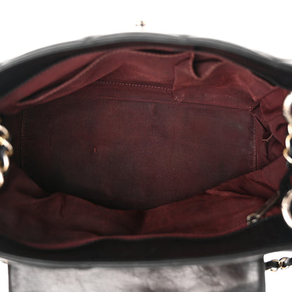 Chanel Glazed Calfskin Quilted Medium Daily Walk Flap Black 5 of 16