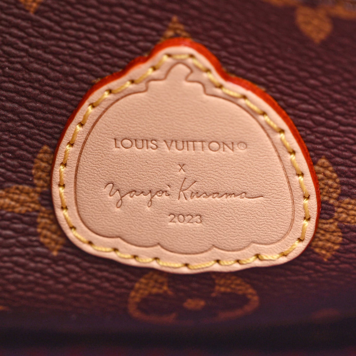 LV X YK Monogram Kusama Pumpkin Neonoe MM