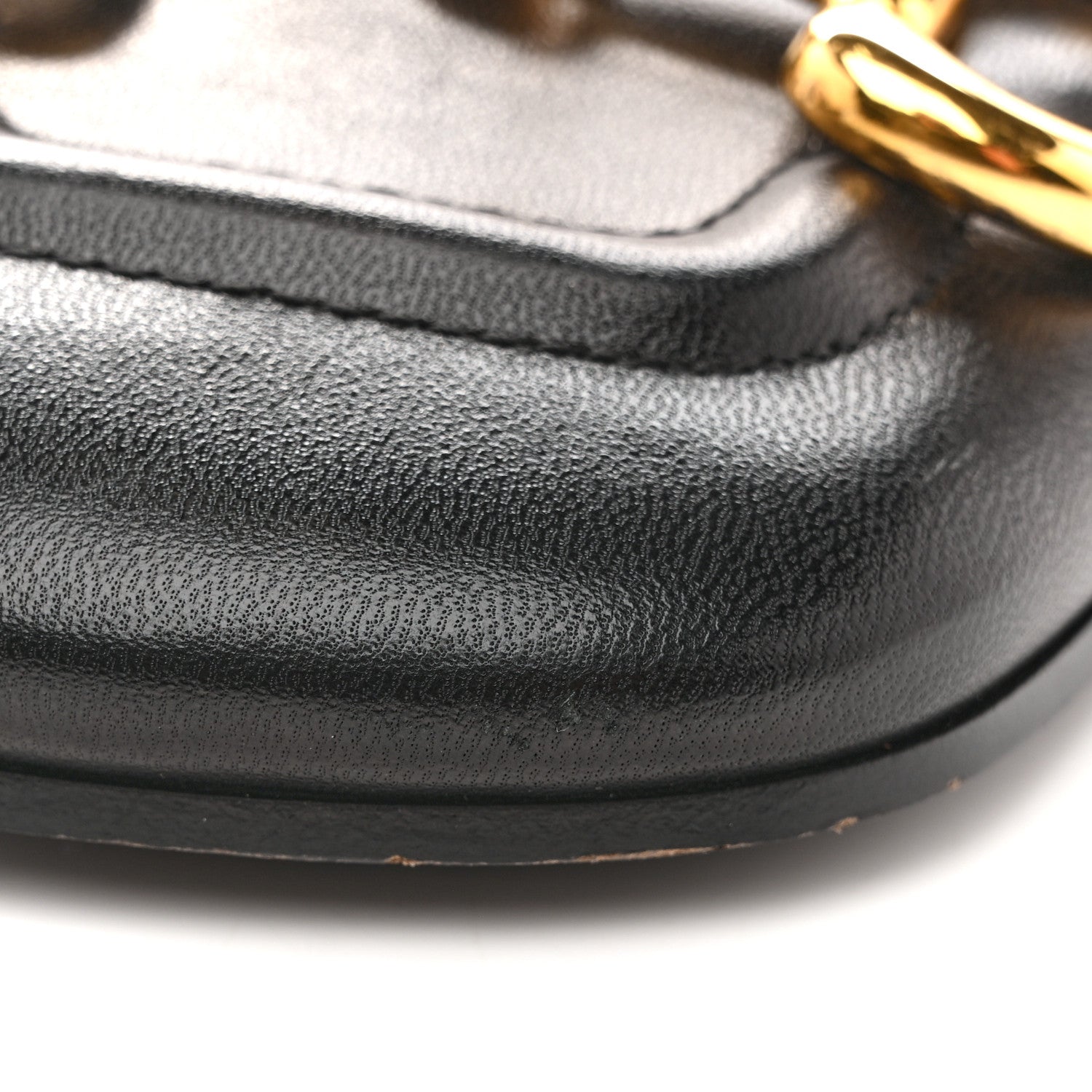 Gucci Malaga Kid Horsebit 75mm Slingback Pumps 40 Black 11 of 13