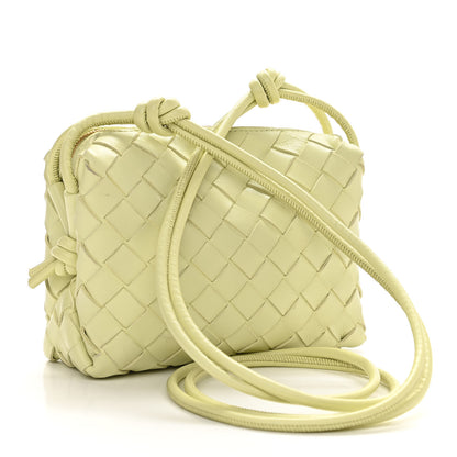 Bottega Veneta Nappa Intrecciato Mini Loop Camera Bag Lemon Washed 3 of 9