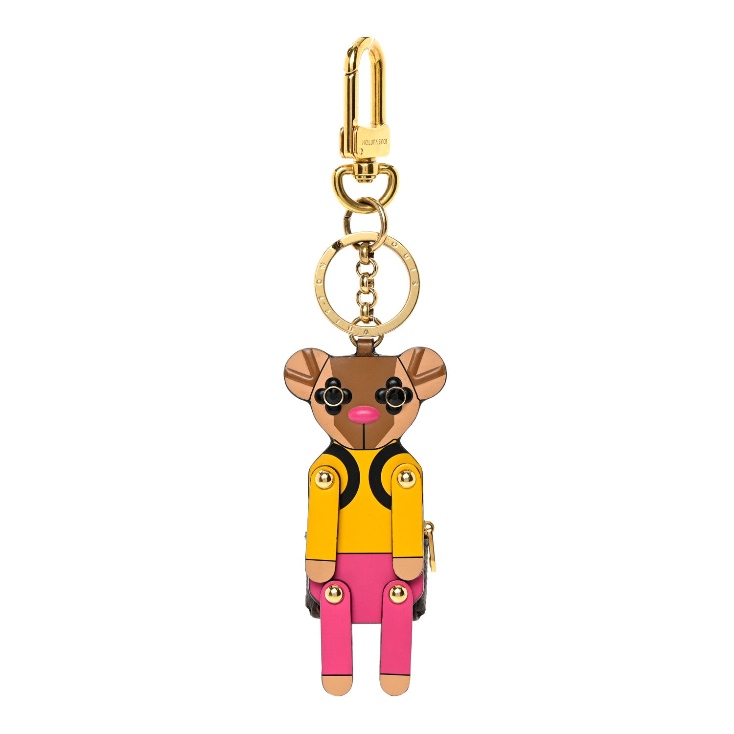 Louis Vuitton Monogram Bear Puppet Bag Charm Key Holder 1 of 5