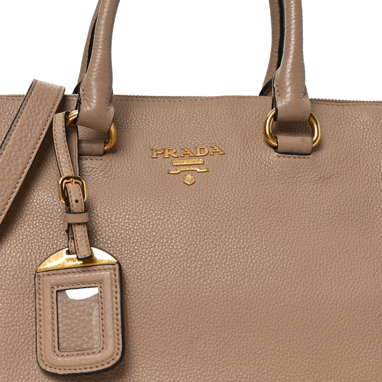 PRADA プラダ ショルダーバッグ Vitello Phenix Prada Vitello Phenix Shoulder Bag Cammeo 1862751 – FASHIONPHILE