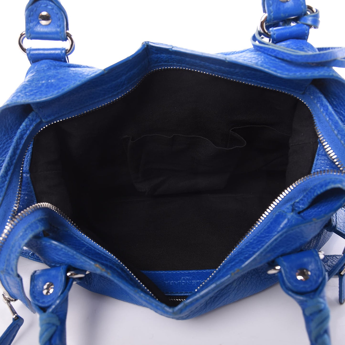 Agneau Giant 12 Silver Hardware Town Bleu Lazuli