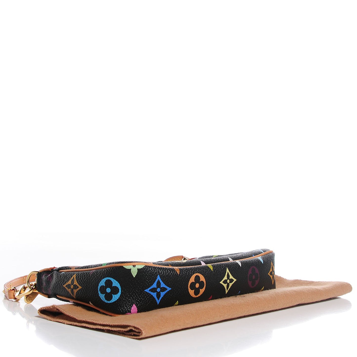 Monogram Multicolor Pochette Accessories Black