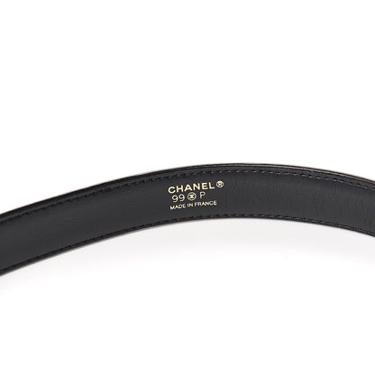 Chanel Calfskin Flap Bag Belt 75 30 Black 6 of 8